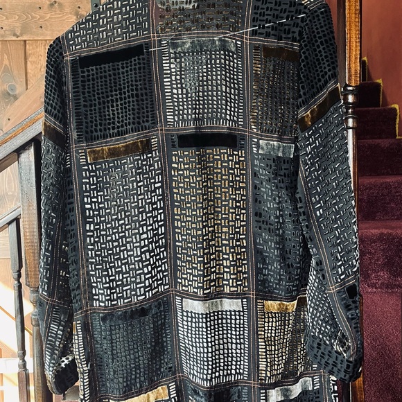 Chico’s flowy blouse - understated bling! - Picture 3 of 5